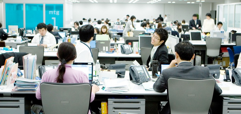 japanese open office environment